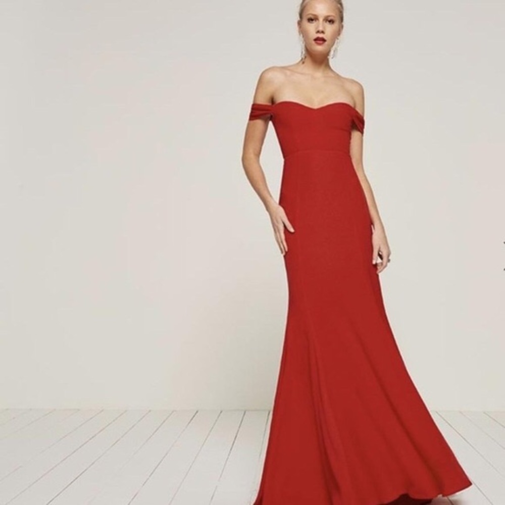 Reformation Gardner Dress (SHORTENED) - Picture 2 of 4